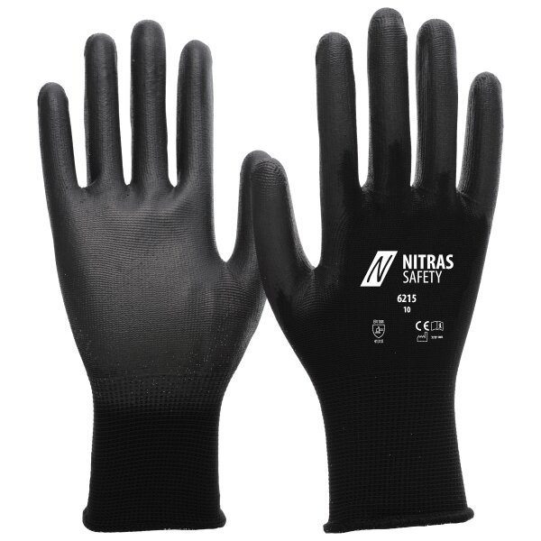 Schutzhandschuh mit PU-Beschichtung Nitras 6215
