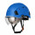 Schutzhelm mit Kinnriemen und 2 Visieren Nevada H02 blau