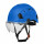 Schutzhelm mit Kinnriemen und 2 Visieren Nevada H02 blau