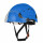 Schutzhelm mit Kinnriemen und 2 Visieren Nevada H02 blau