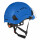 Schutzhelm mit Kinnriemen und 2 Visieren Nevada H02 blau