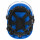 Schutzhelm mit Kinnriemen und 2 Visieren Nevada H02 blau