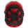 Schutzhelm mit Kinnriemen und 2 Visieren Nevada H02 rot